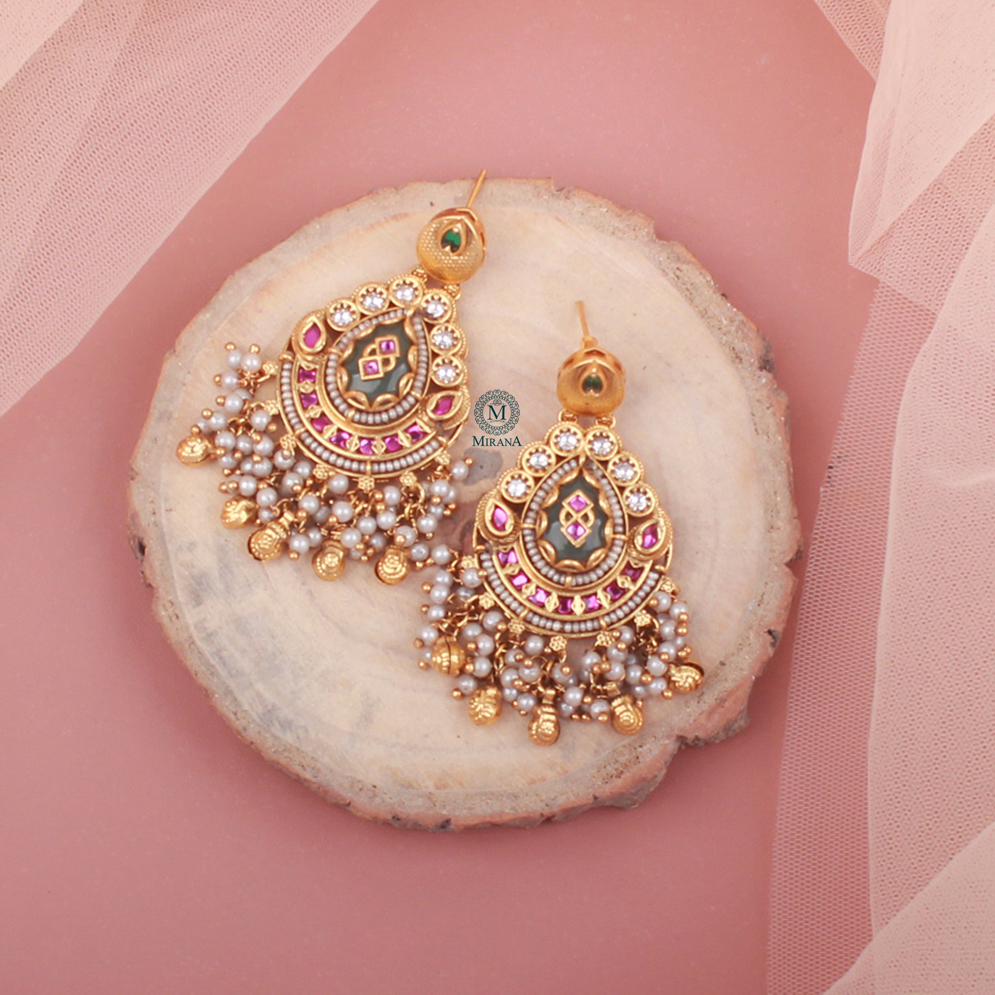 Kiashi Antique Designer Earrings