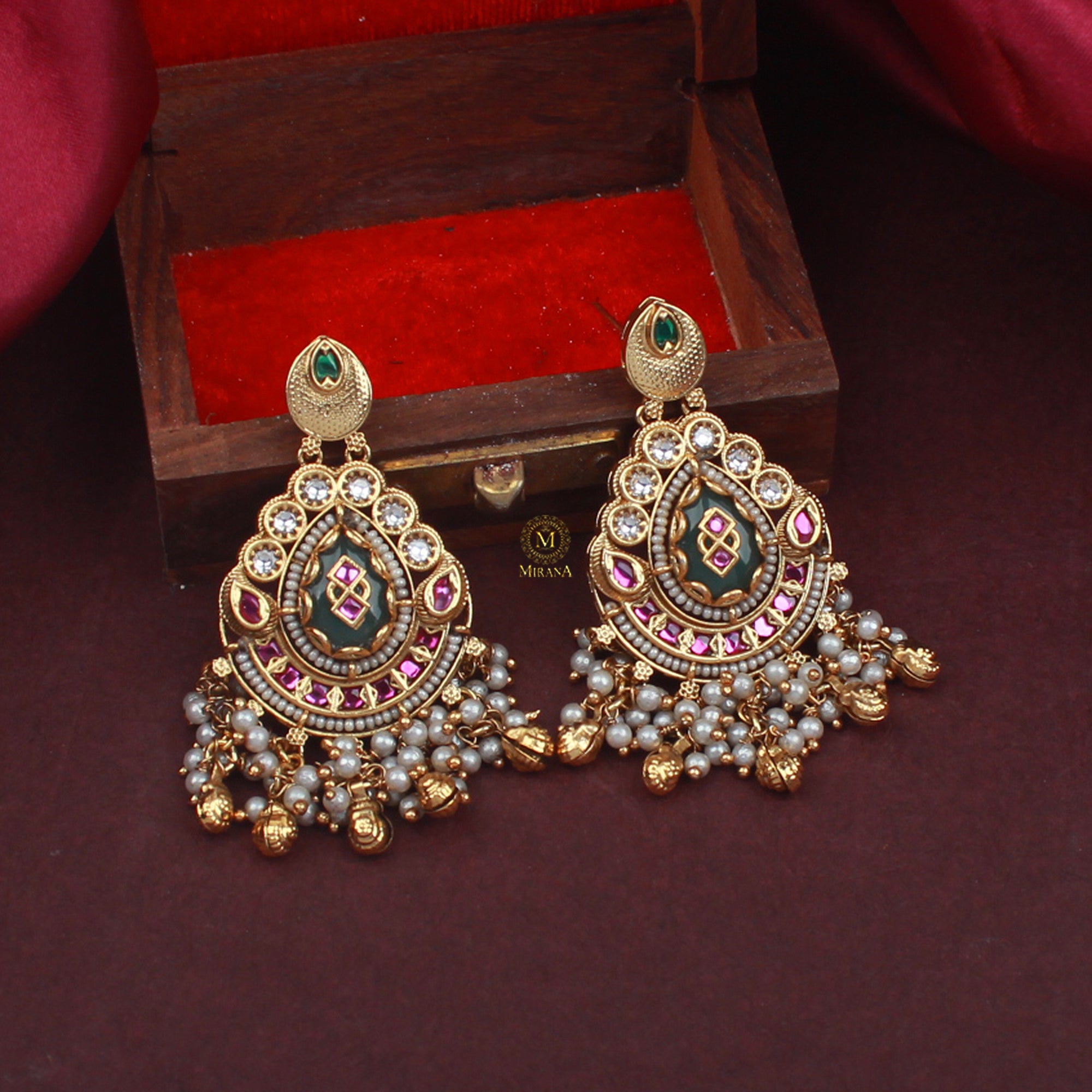Kiashi Antique Designer Earrings