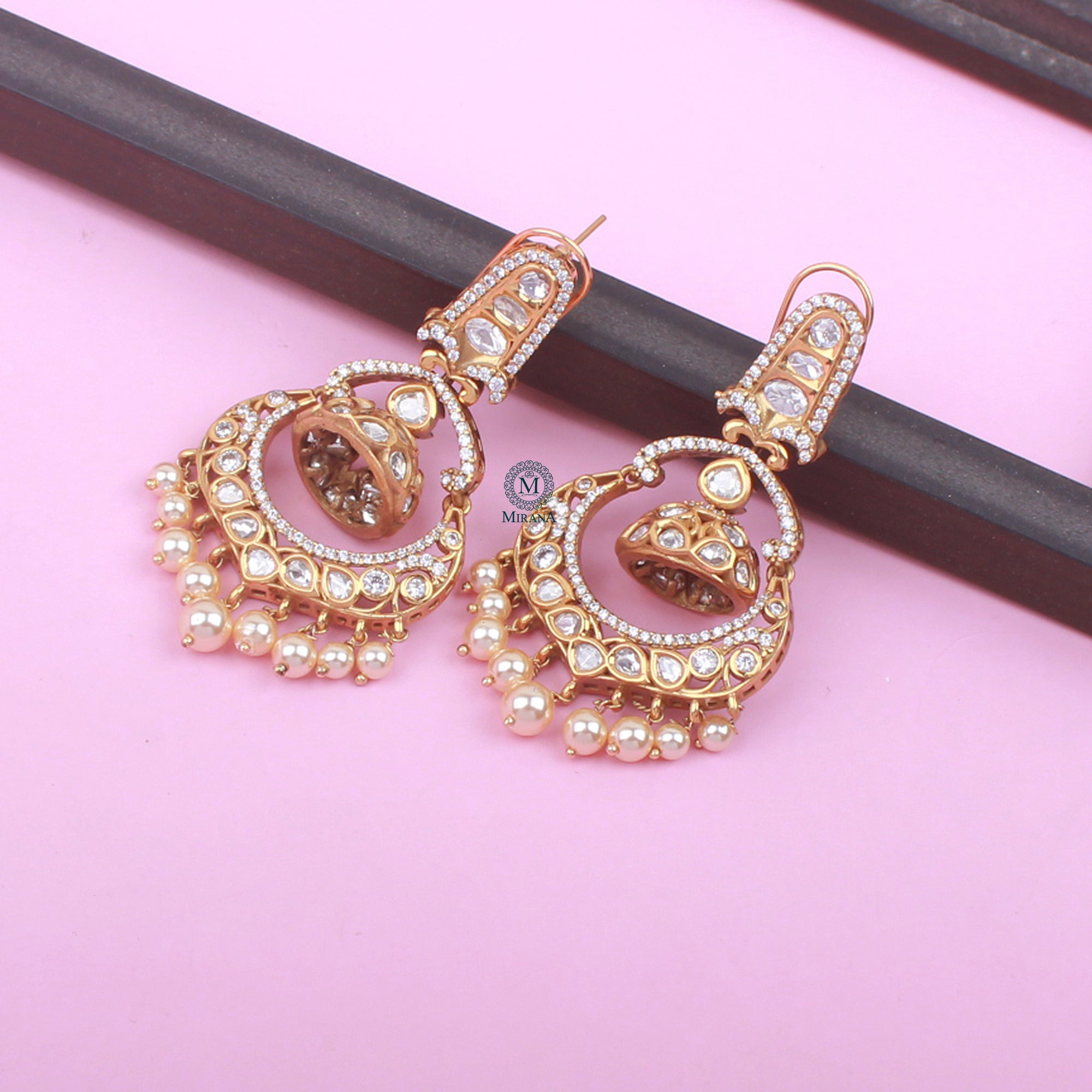 Ishvi Polki Designer Earrings