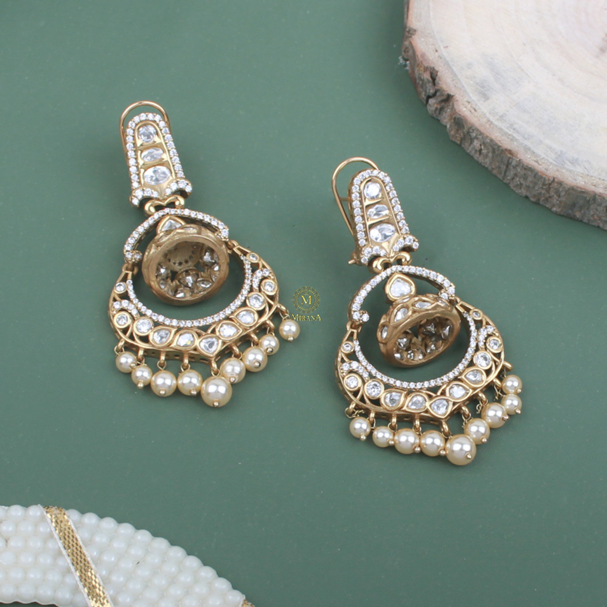 Ishvi Polki Designer Earrings