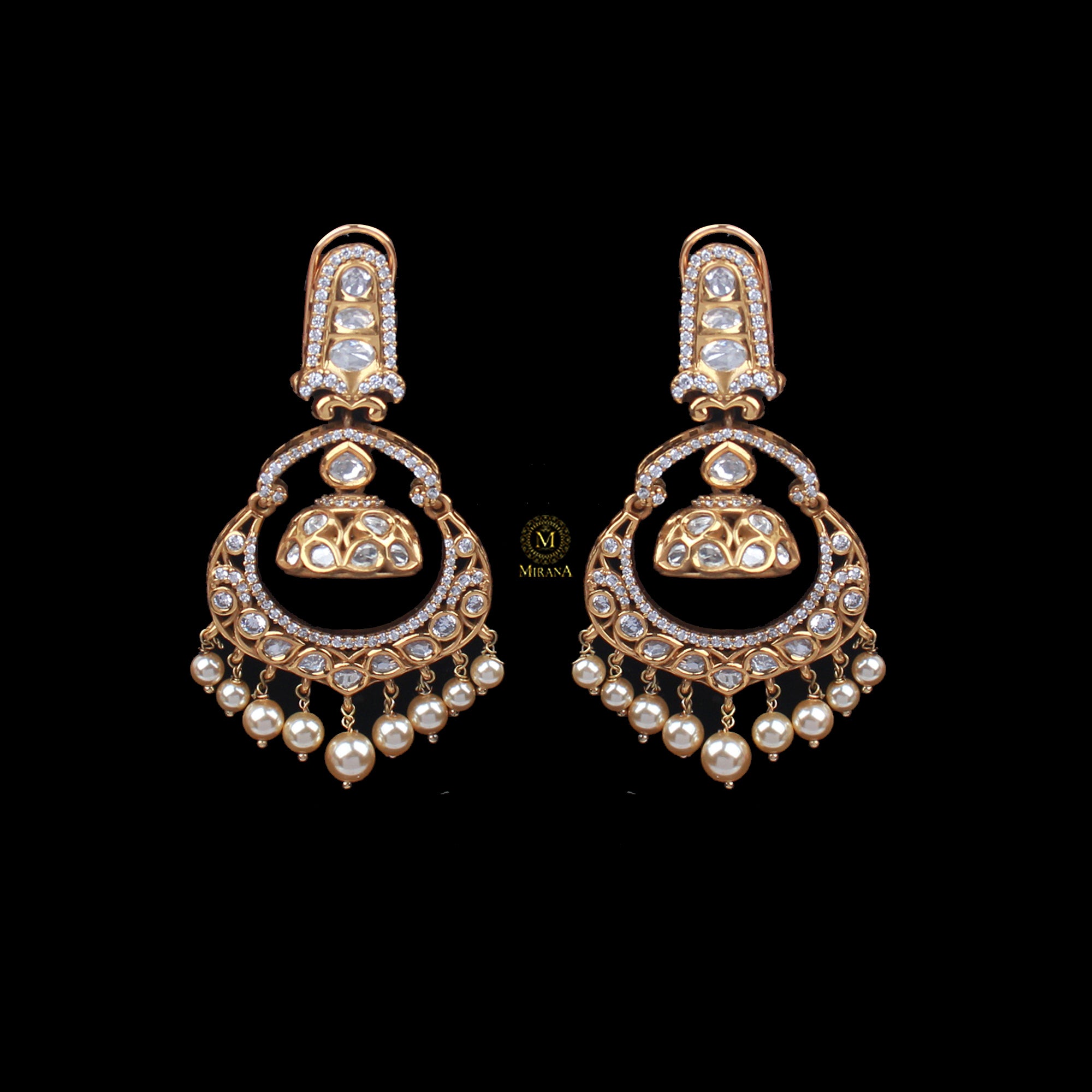 Ishvi Polki Designer Earrings