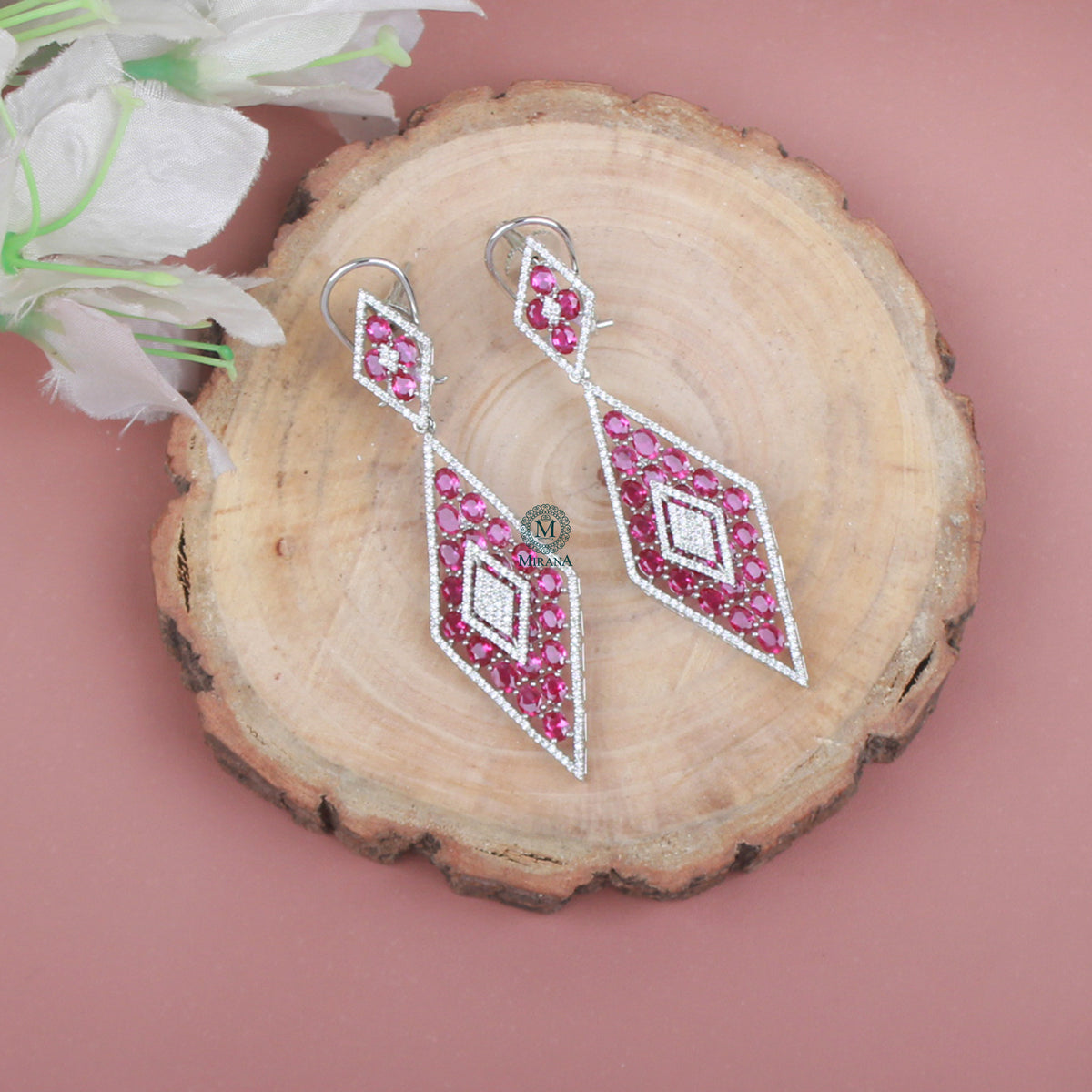 Ryna CZ Designer Earrings