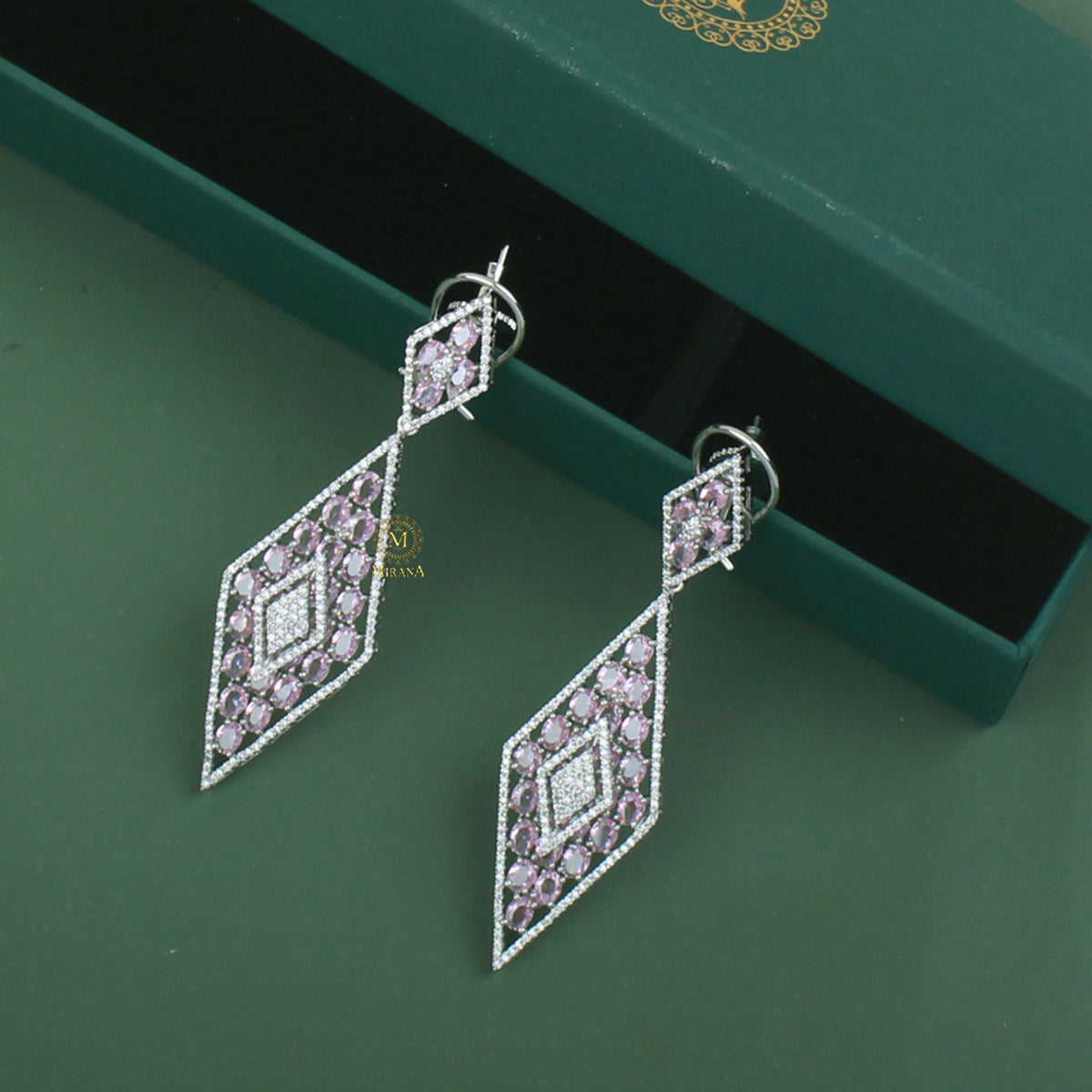 Ryna CZ Designer Earrings