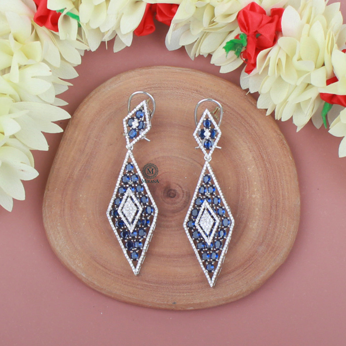 Ryna CZ Designer Earrings