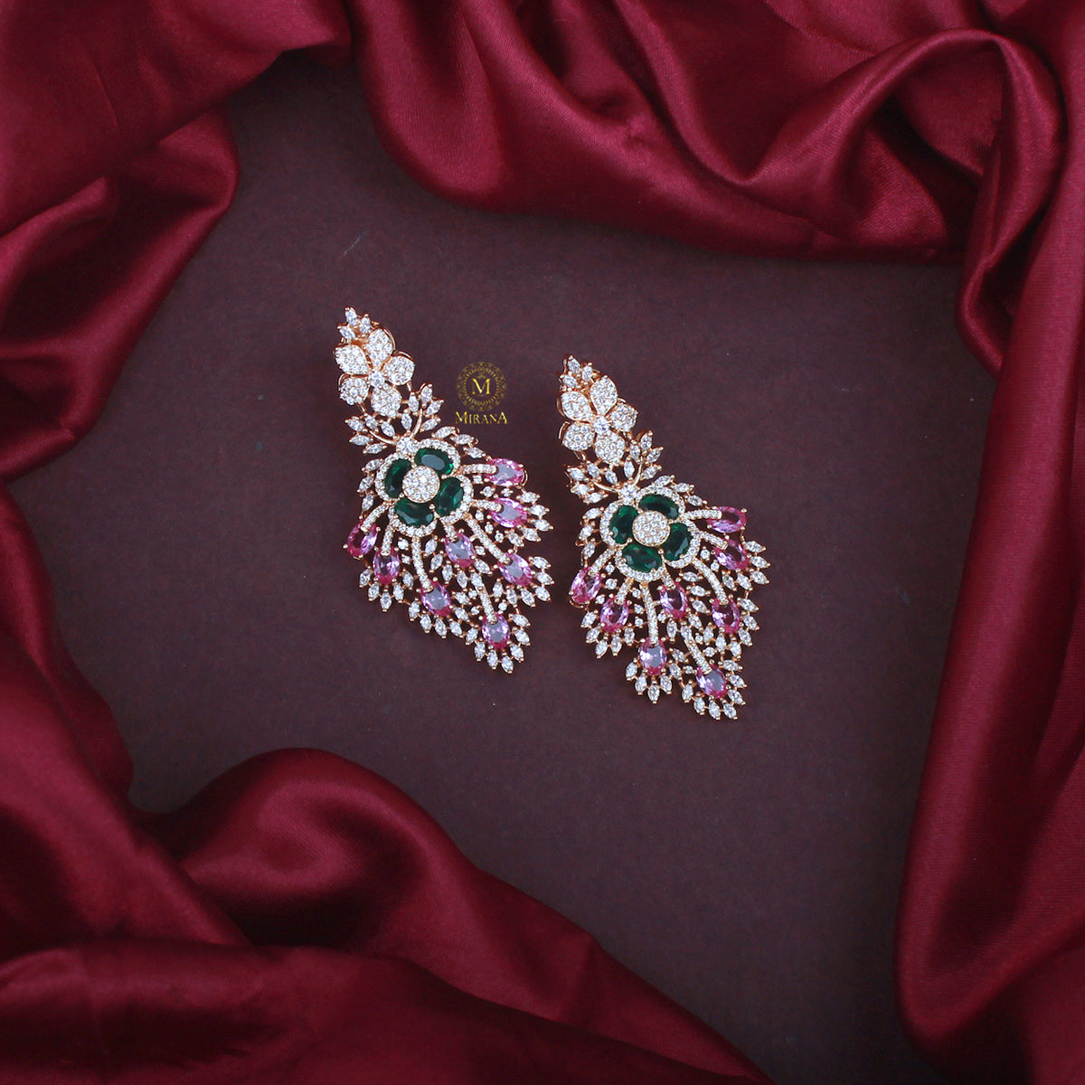 Yoshi Fusion CZ Designer Earrings