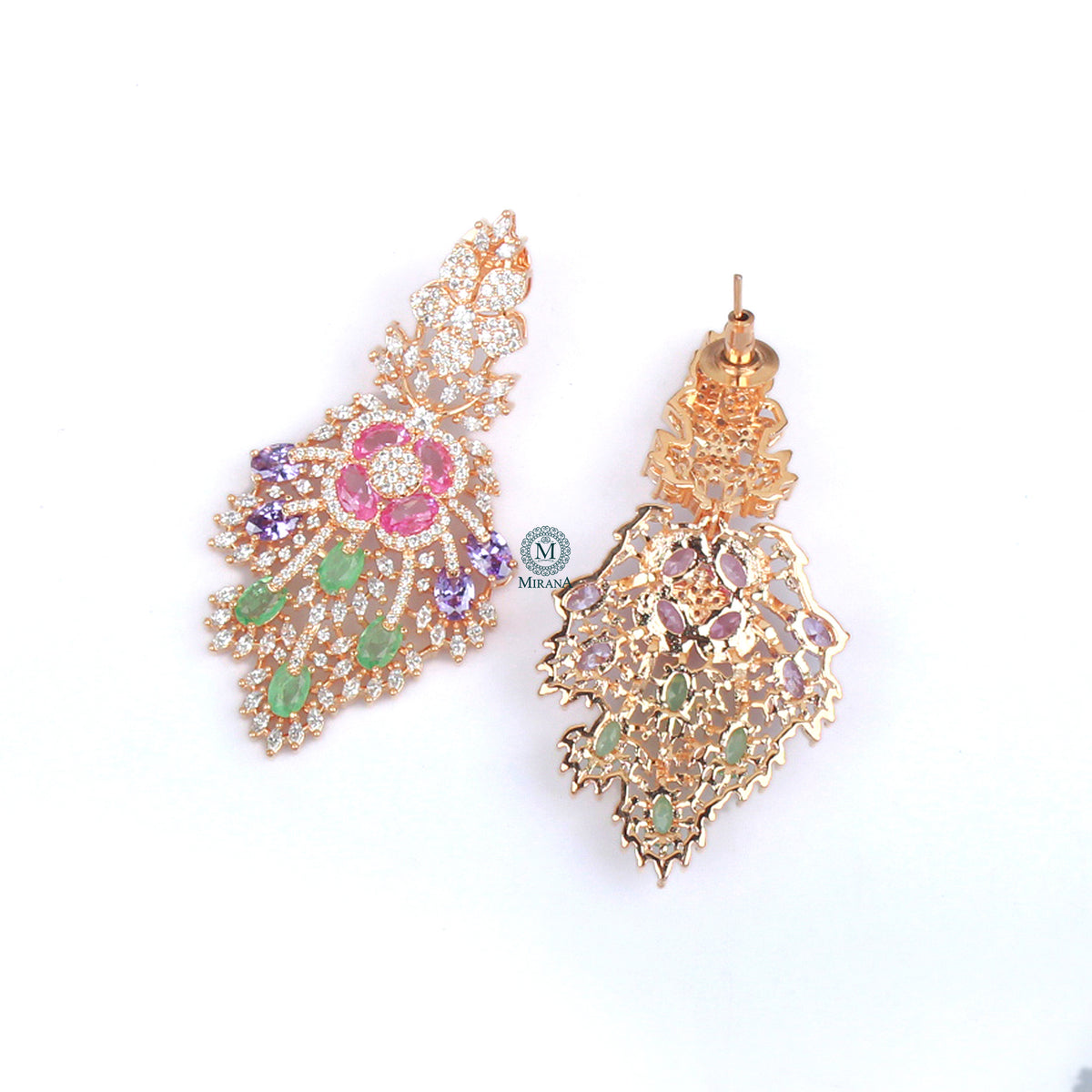 Yoshi Fusion CZ Designer Earrings