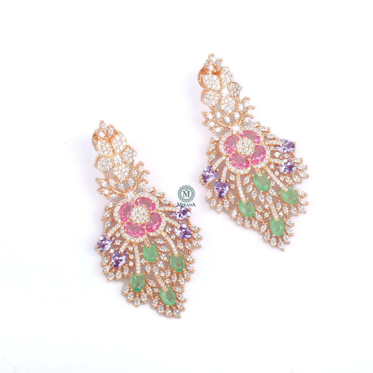 Yoshi Fusion CZ Designer Earrings