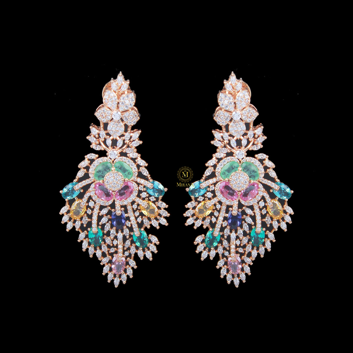 Yoshi Fusion CZ Designer Earrings