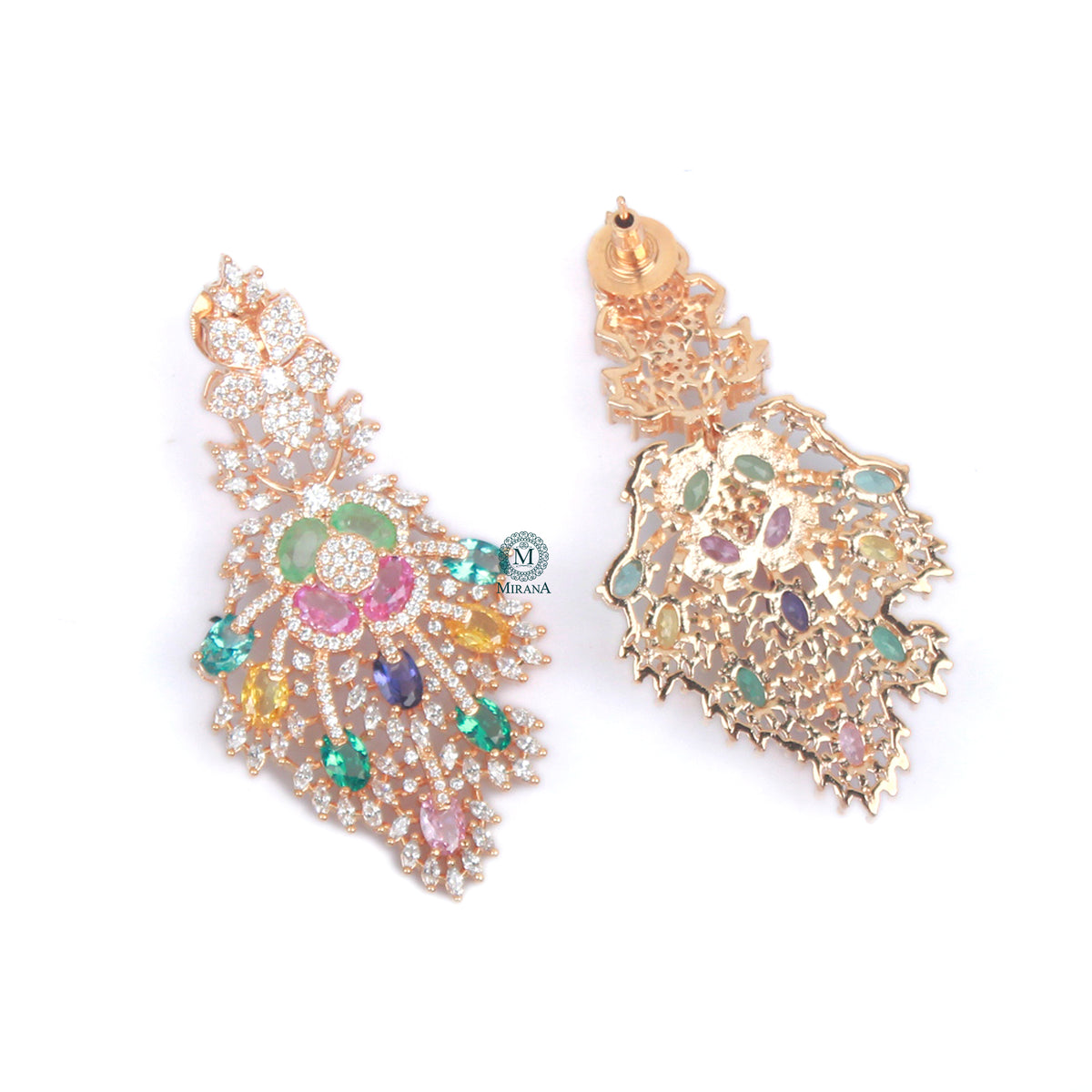 Yoshi Fusion CZ Designer Earrings