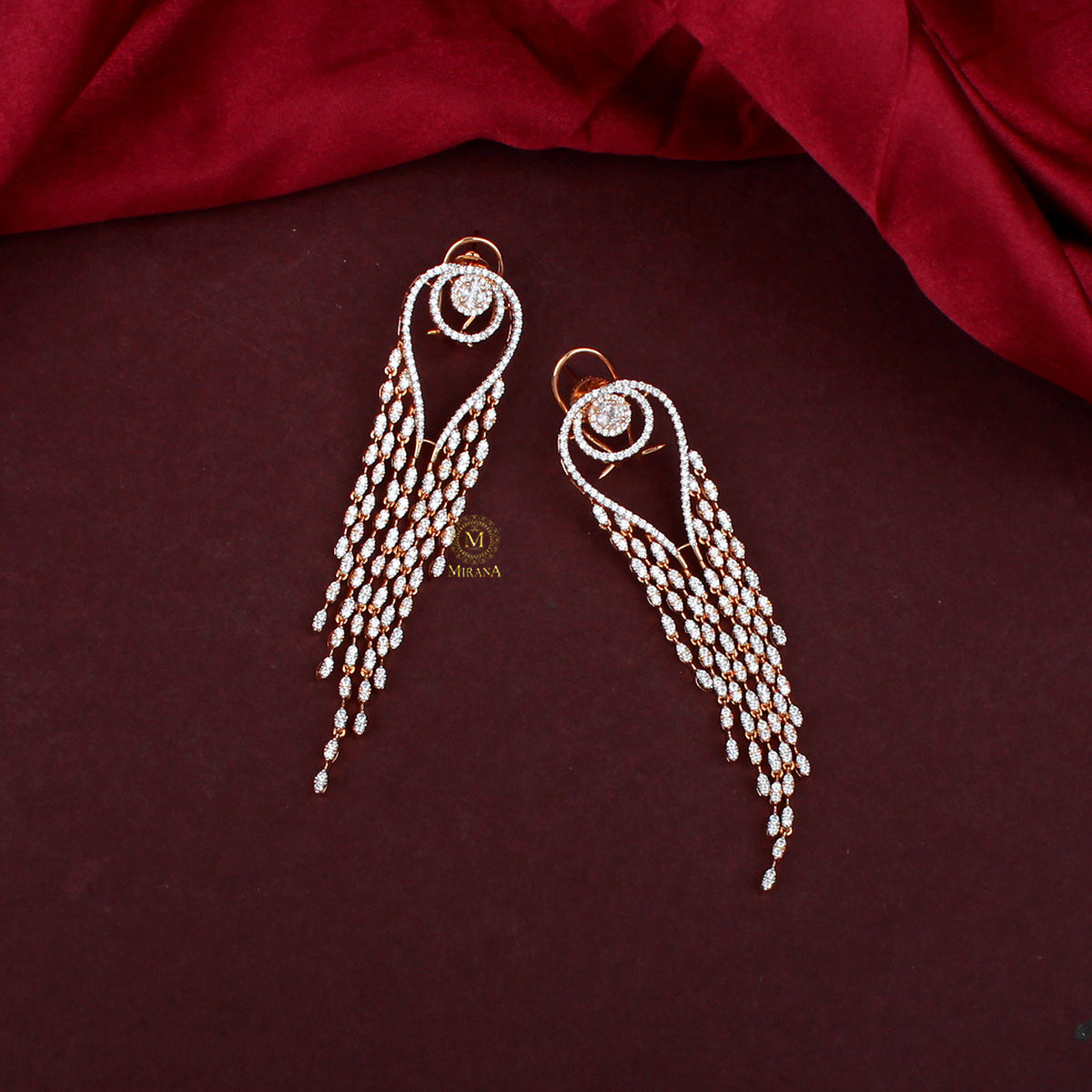 Aria CZ Designer Earrings