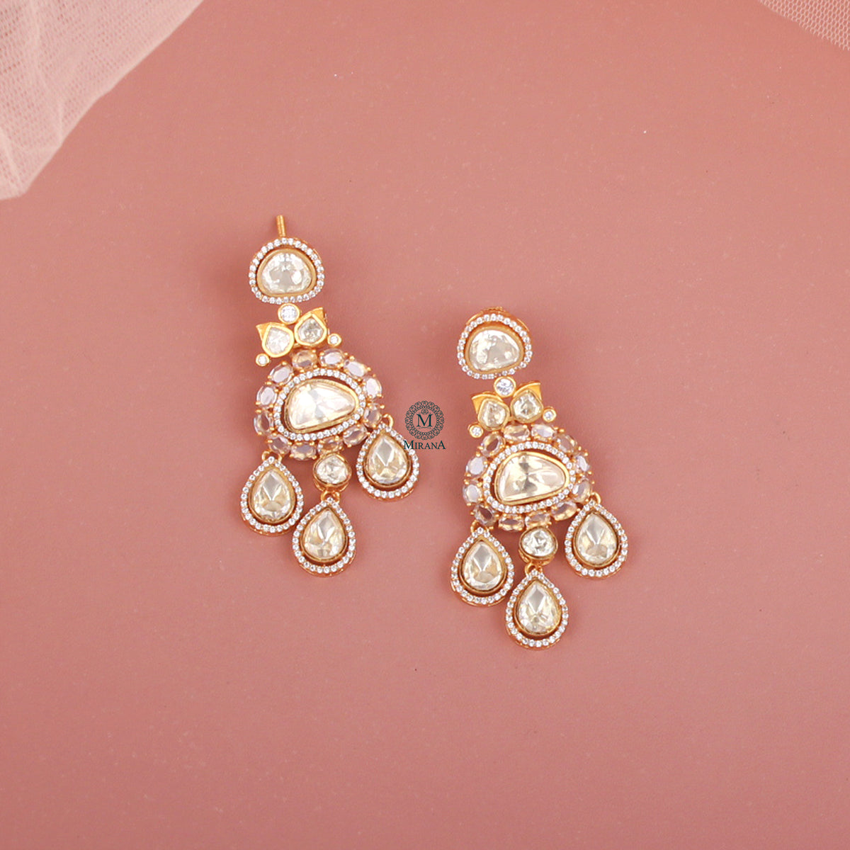 Yashi Moissanite Designer Earrings