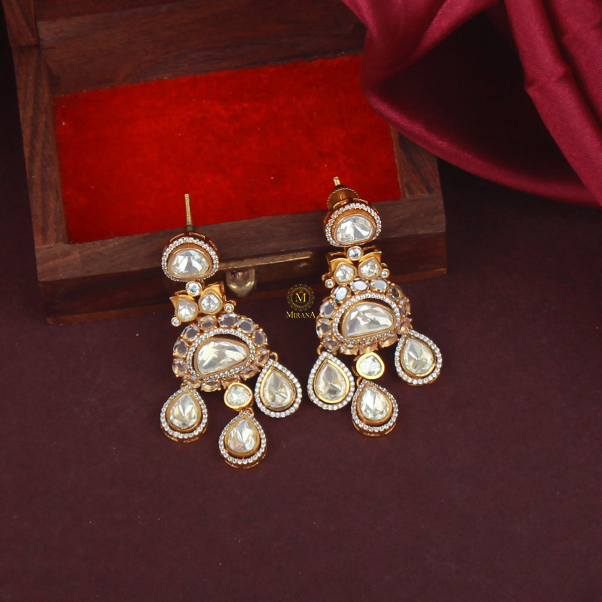 Yashi Moissanite Designer Earrings