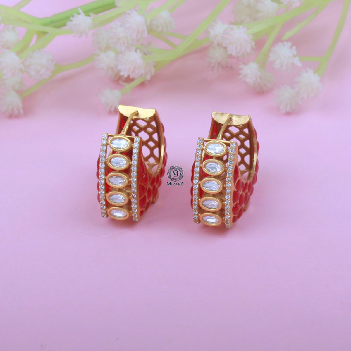 Prerna Moissanite Designer Earrings