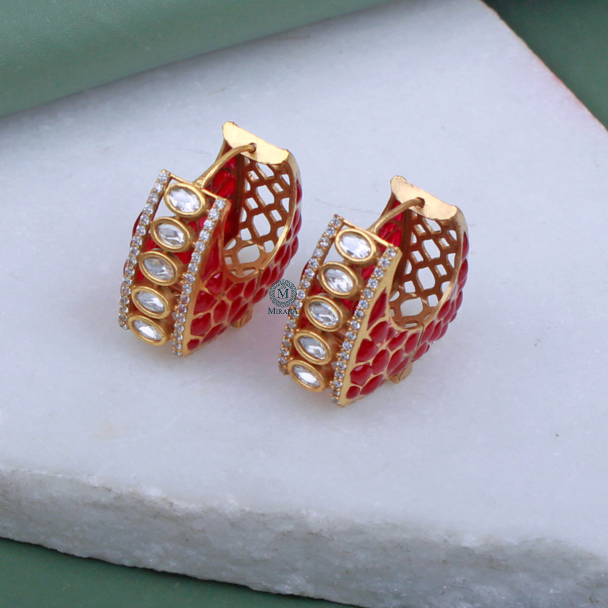 Prerna Moissanite Designer Earrings