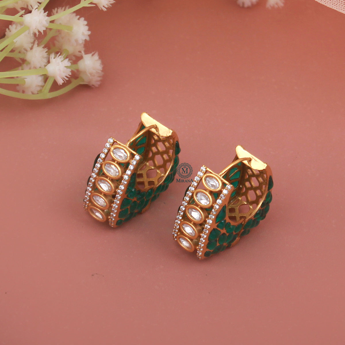 Prerna Moissanite Designer Earrings