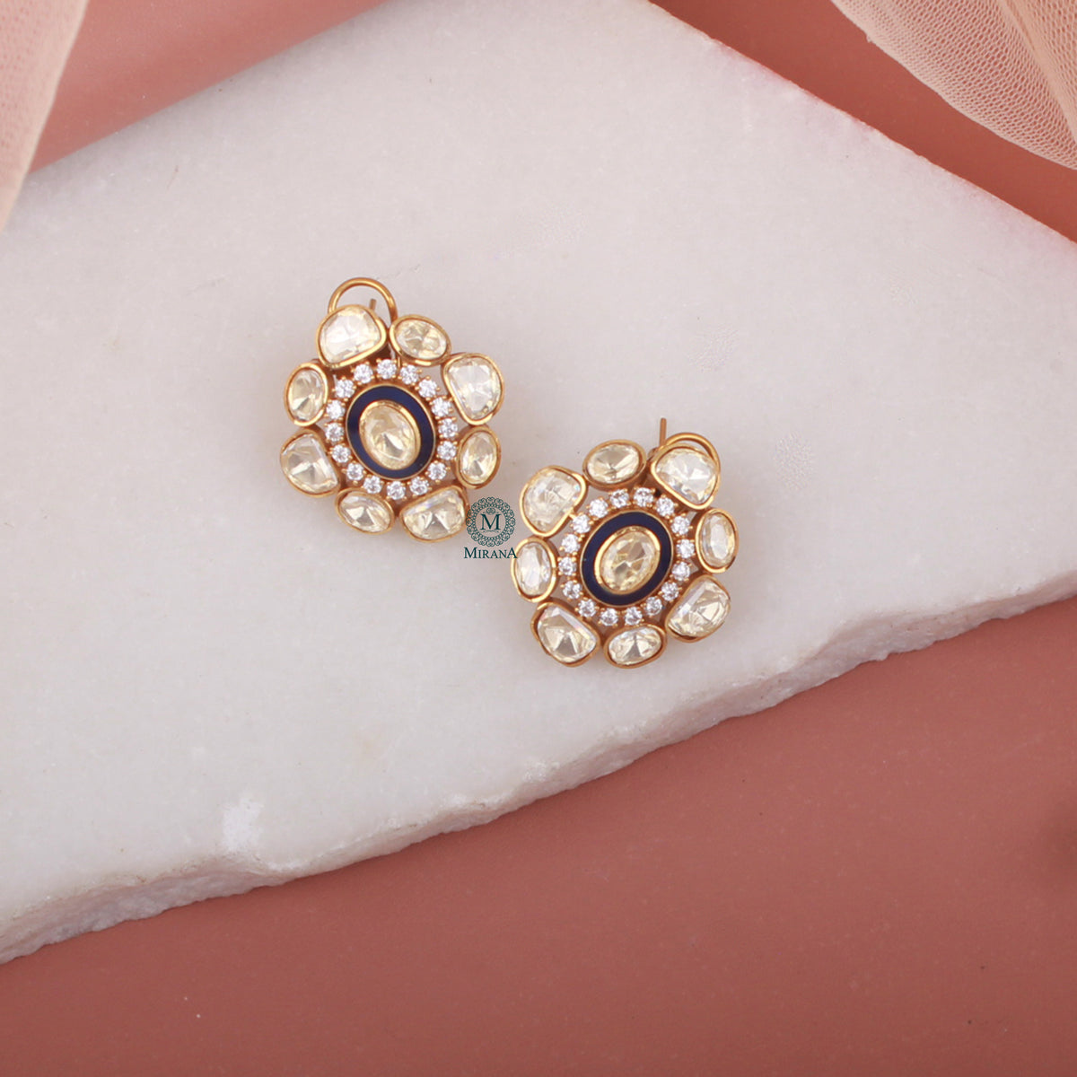 Uma Moissanite Designer Studs