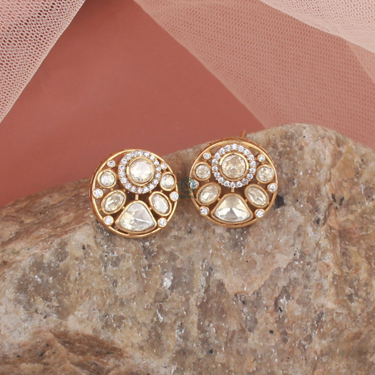 Mehak Moissanite Designer Studs