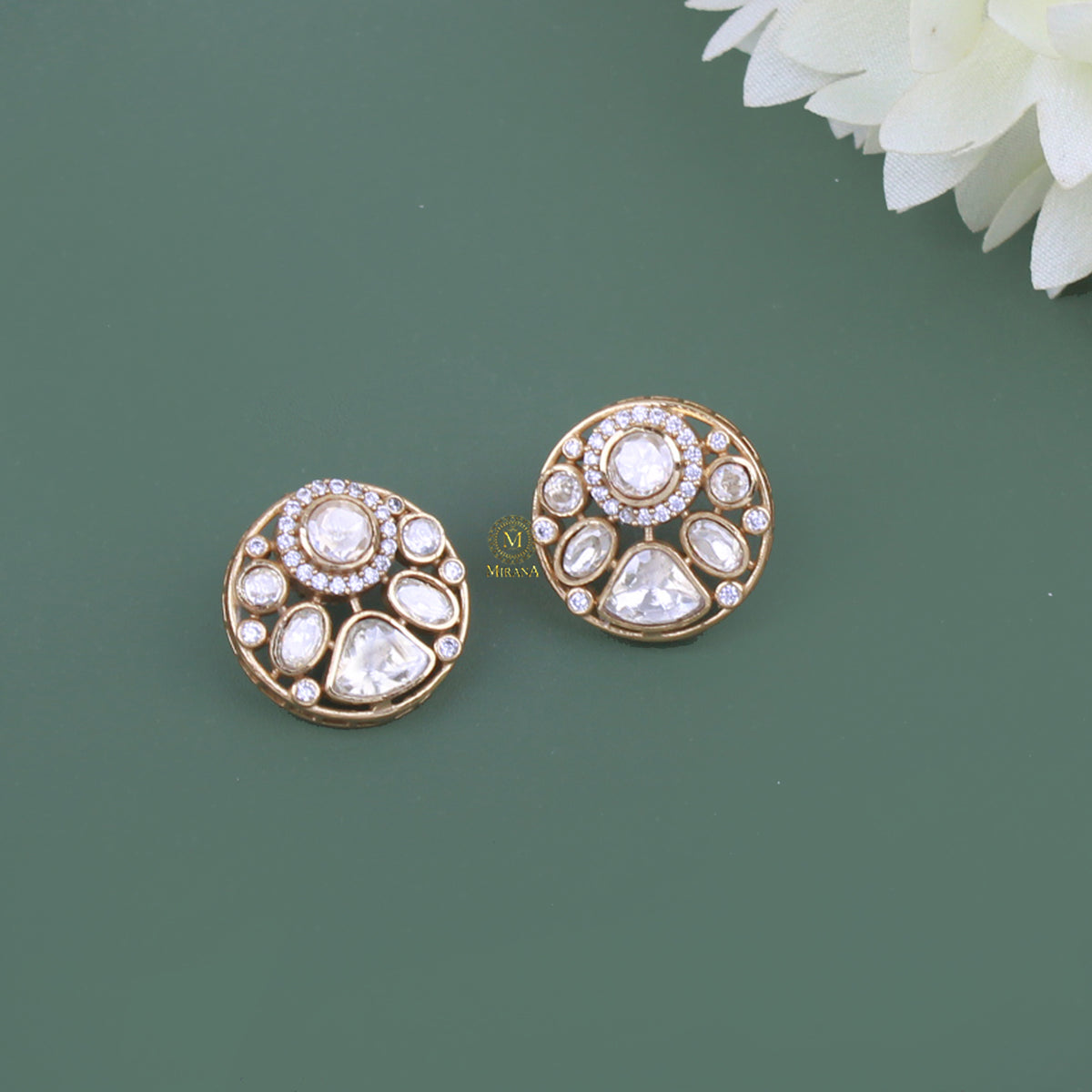 Mehak Moissanite Designer Studs