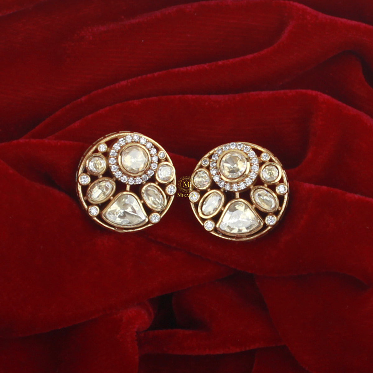 Mehak Moissanite Designer Studs