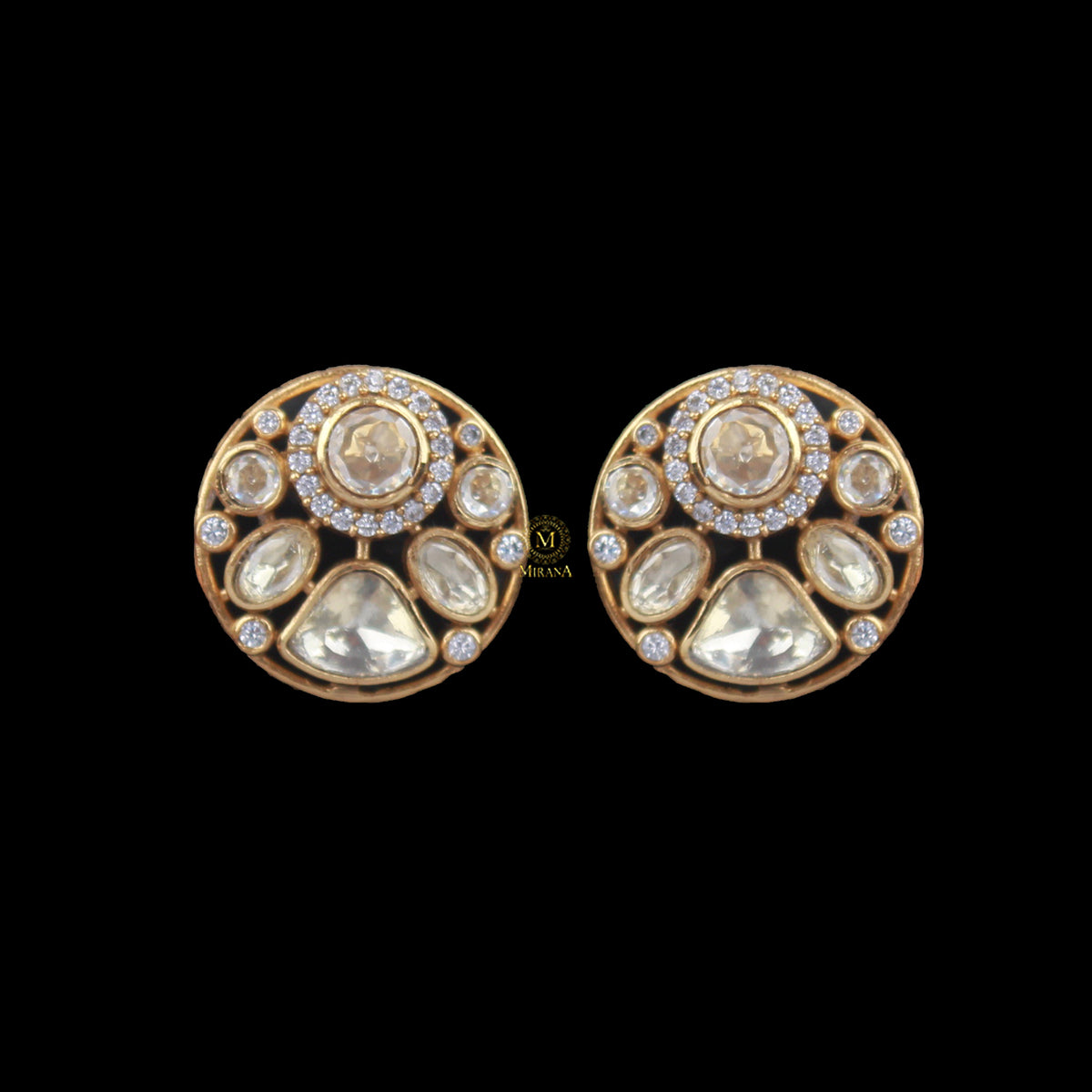 Mehak Moissanite Designer Studs