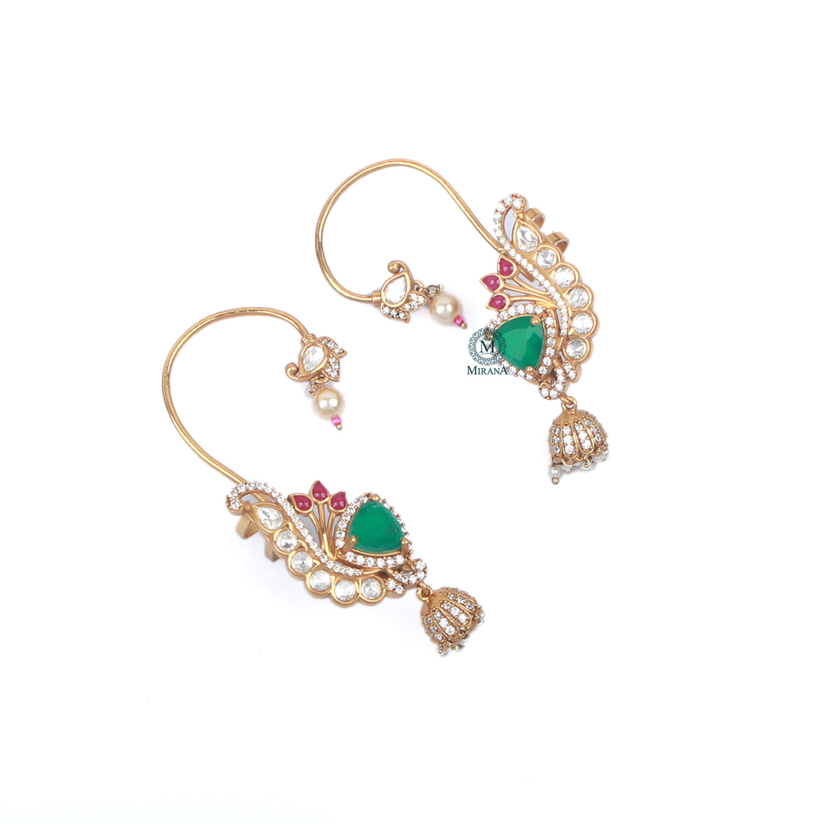 Jivisha Polki Designer Earcuffs