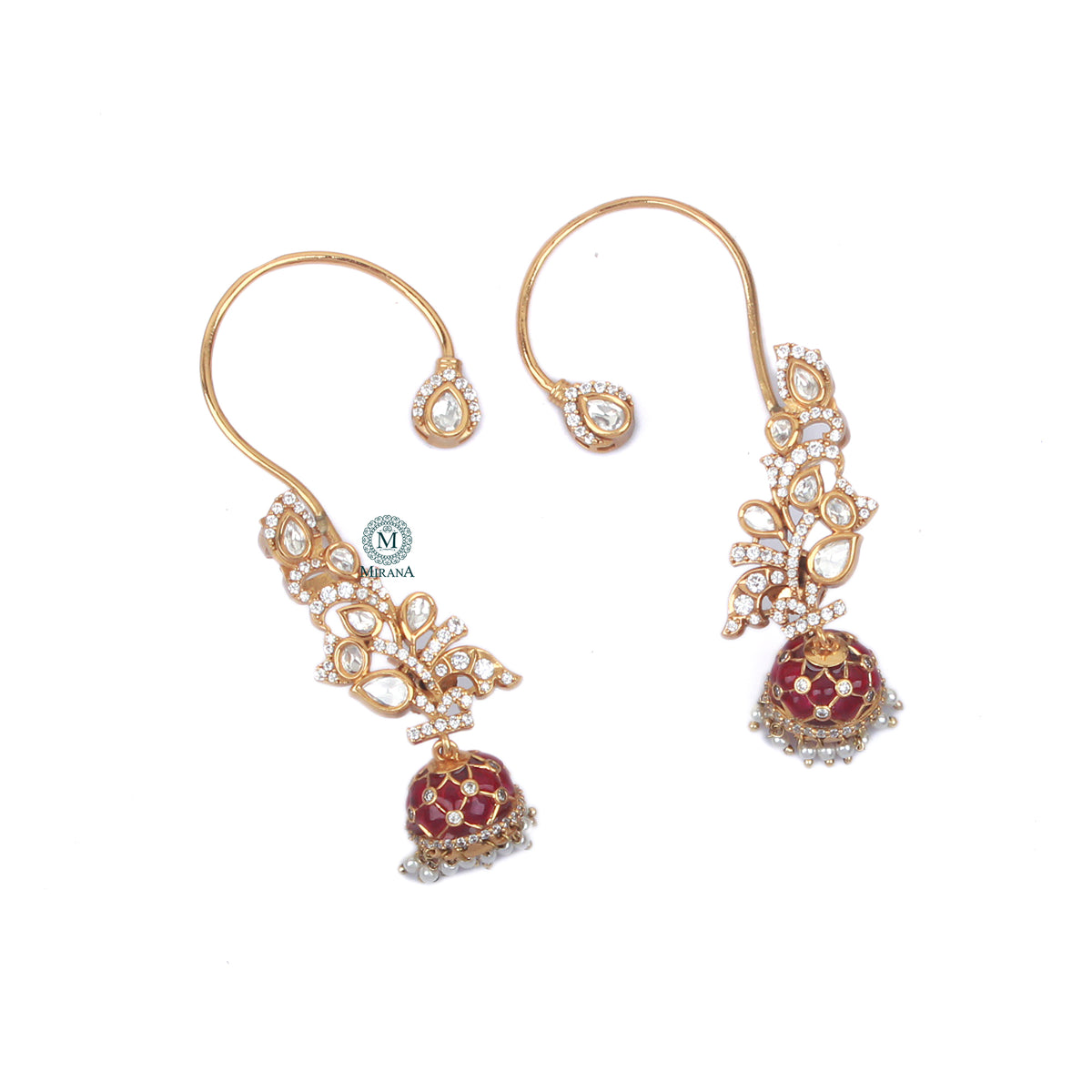Vidhi Polki Designer Earcuffs
