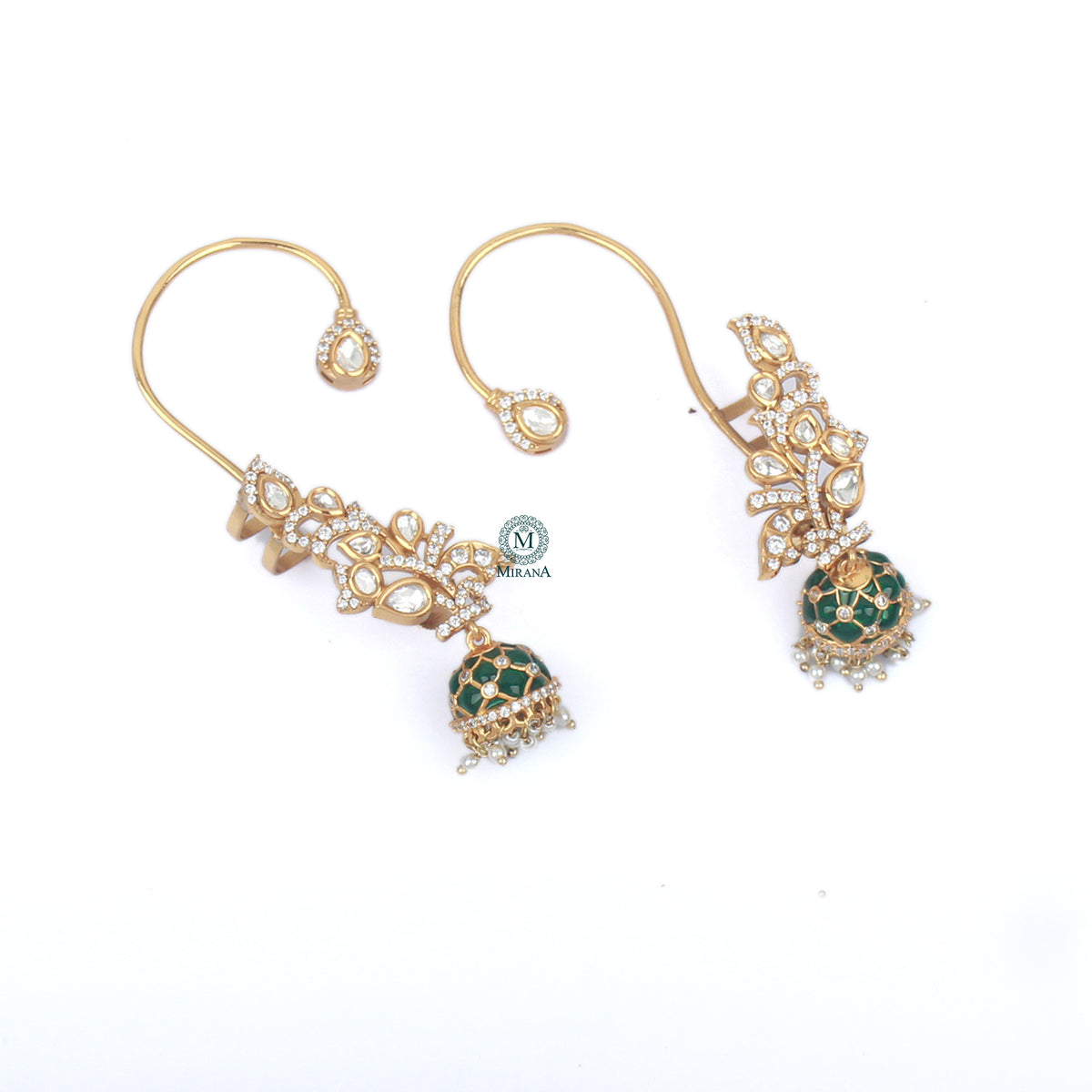 Vidhi Polki Designer Earcuffs
