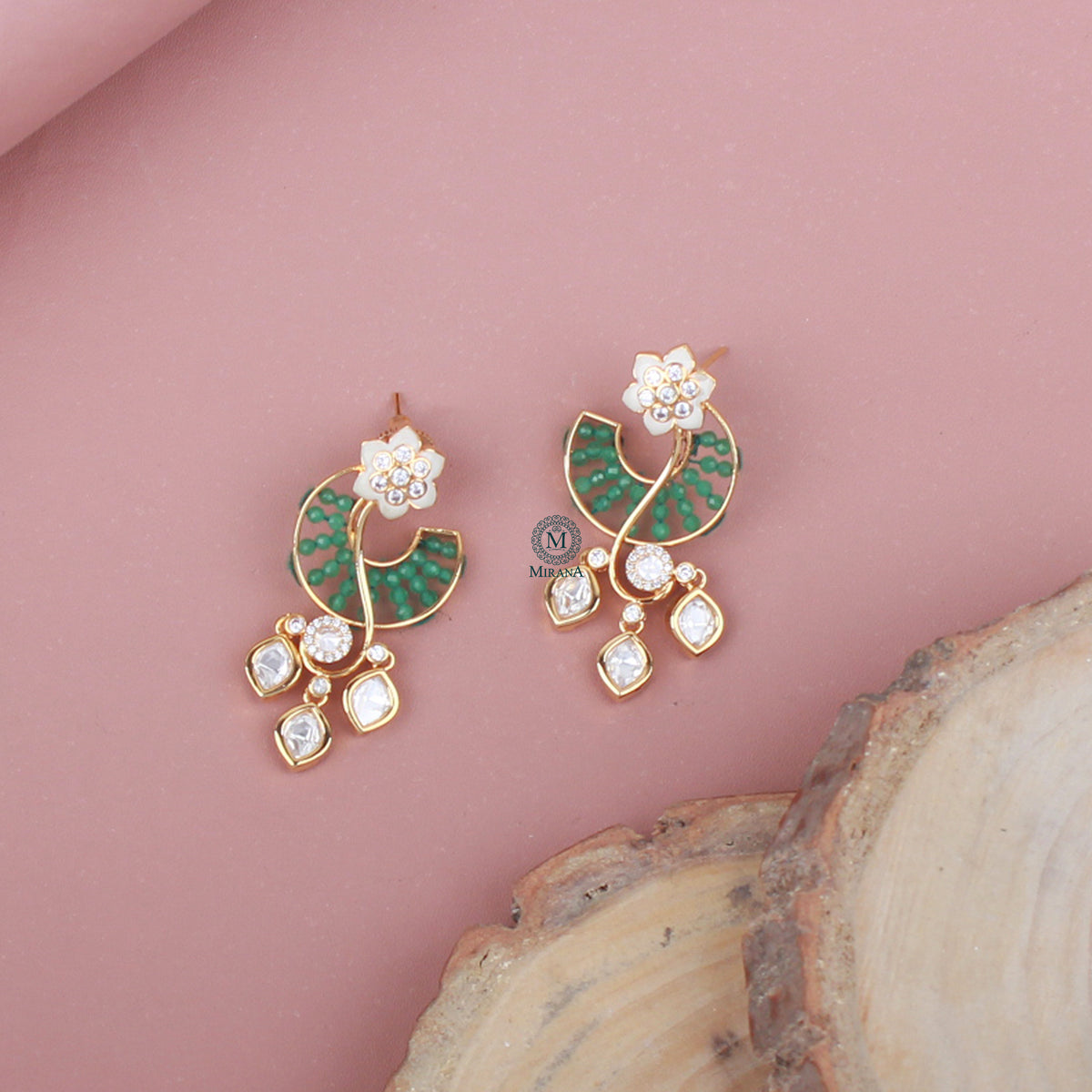 Nimi Polki Designer Earrings