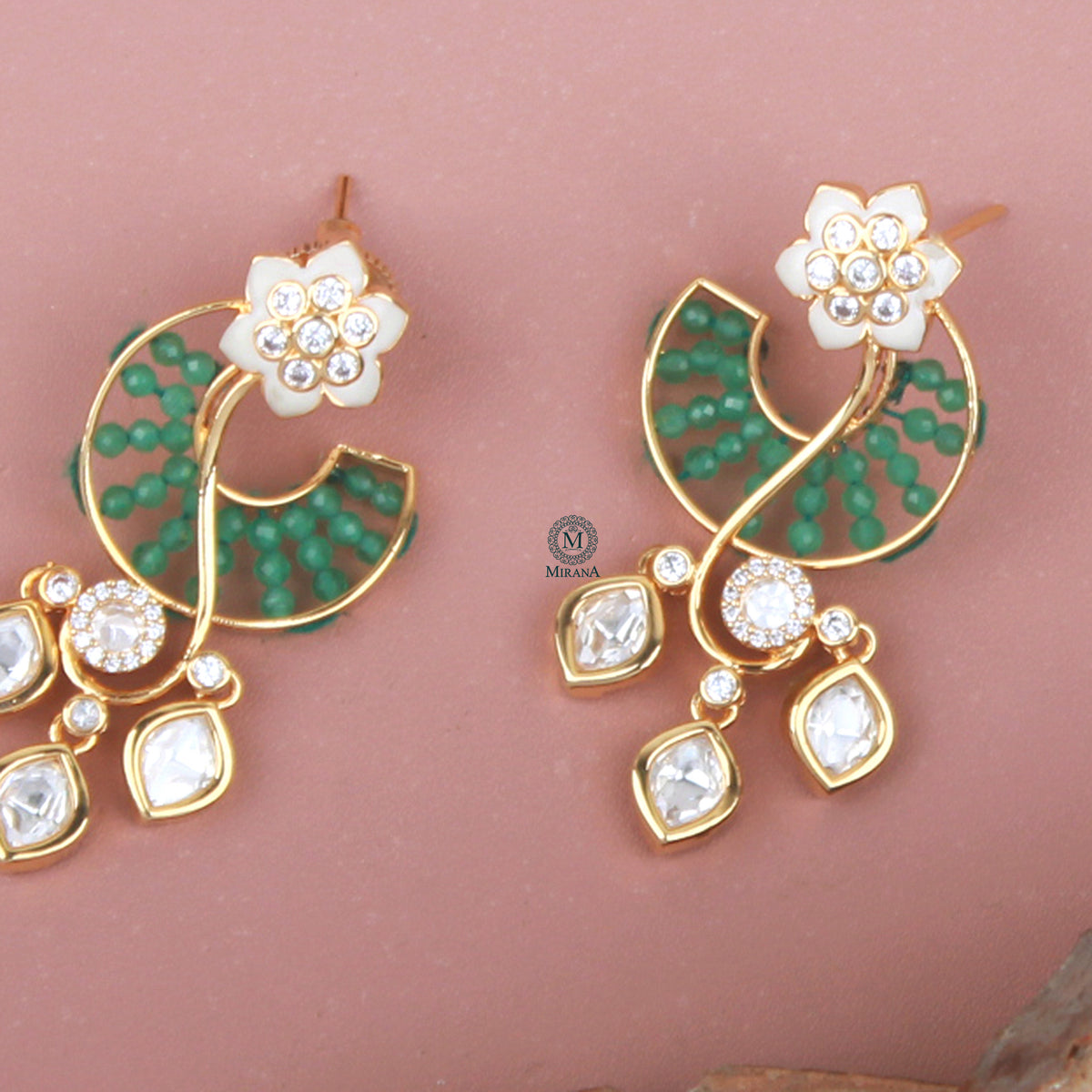 Nimi Polki Designer Earrings