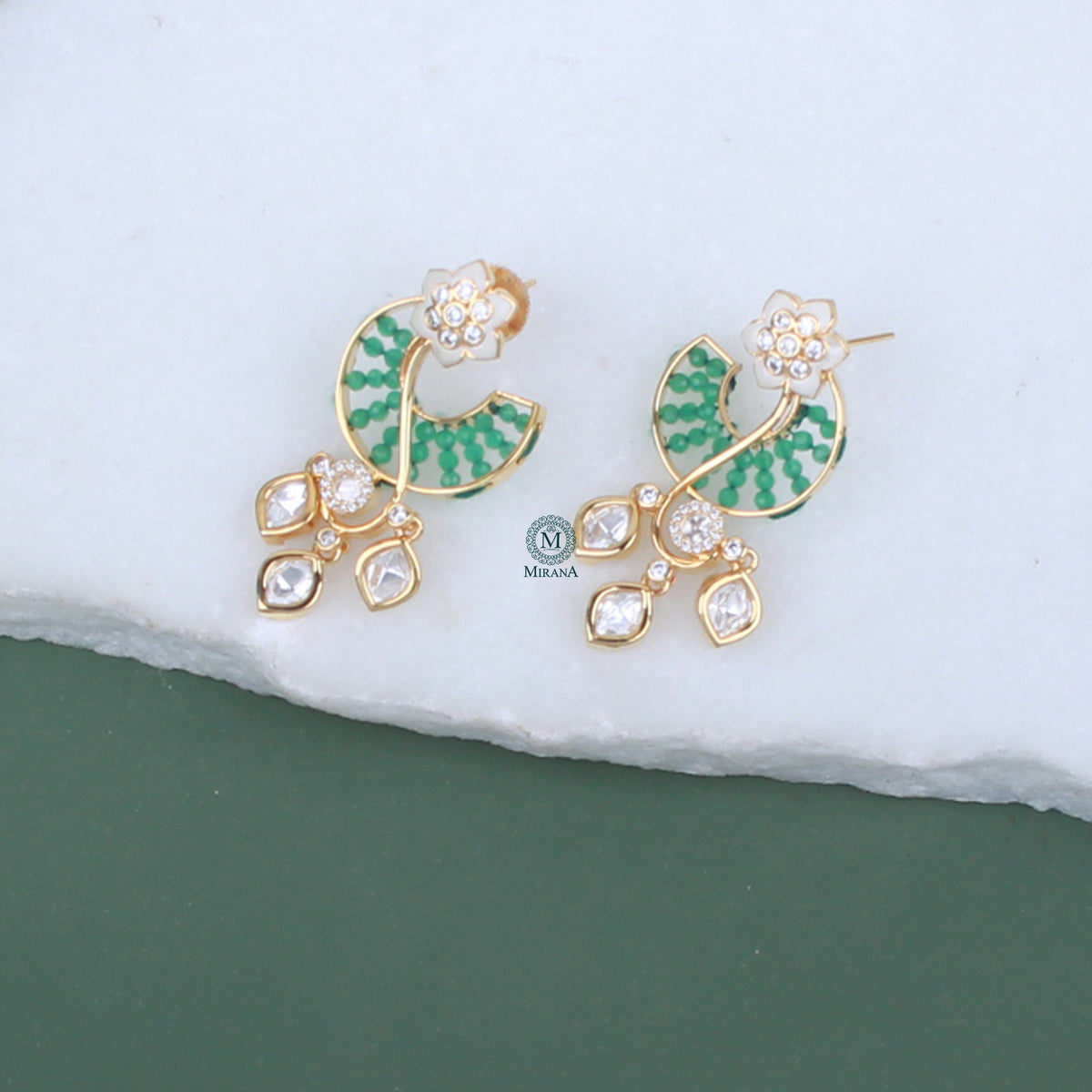Nimi Polki Designer Earrings