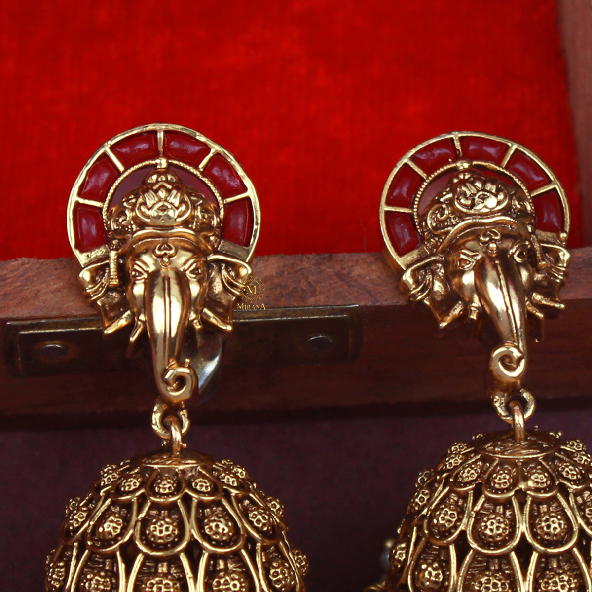 Ridhi Antique Designer Jhumkas