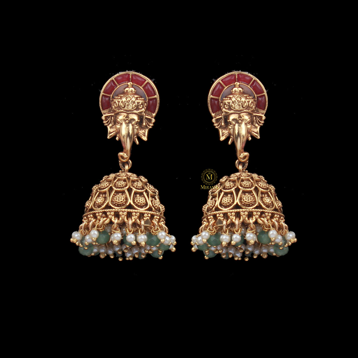 Ridhi Antique Designer Jhumkas