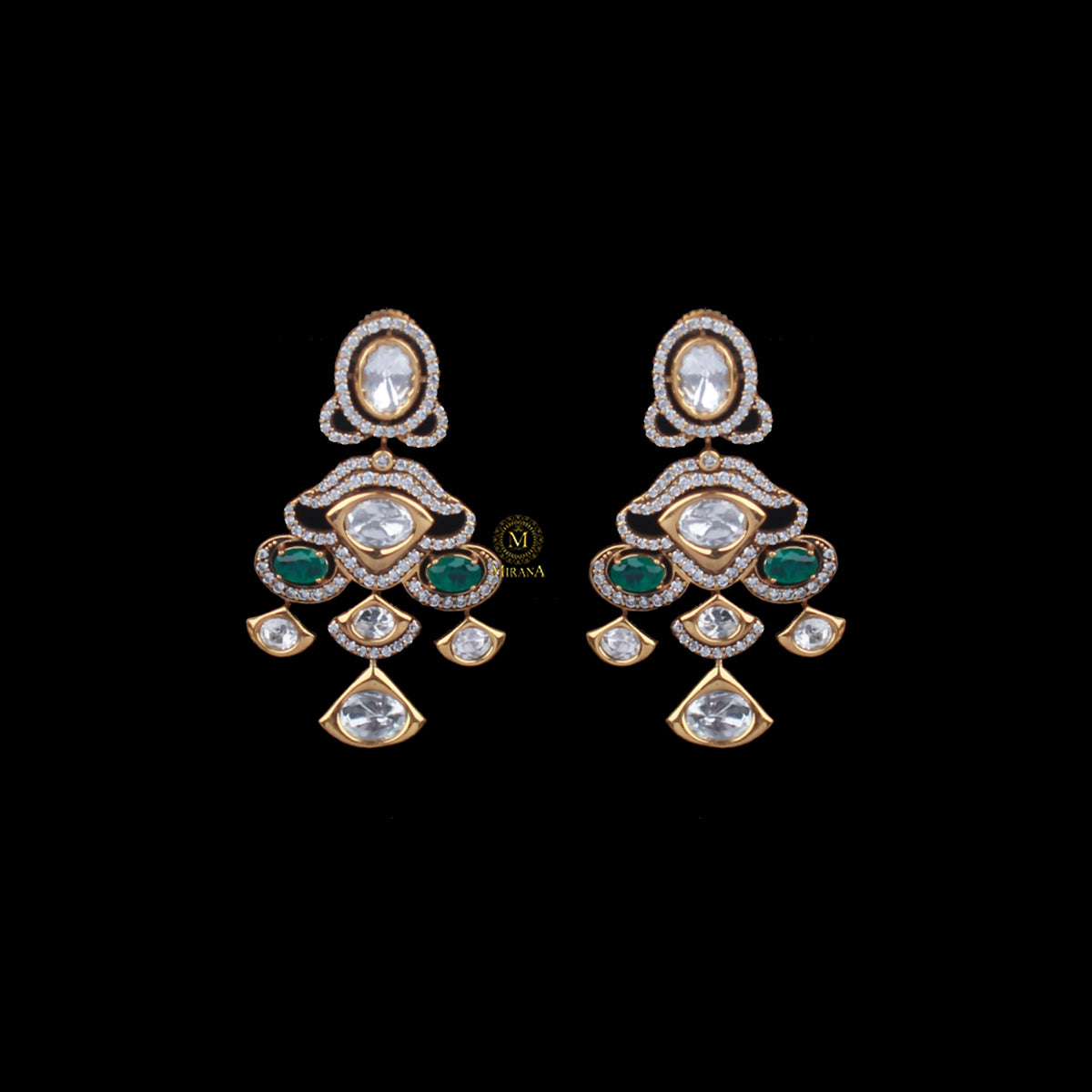 Shalvi Polki Designer Earrings