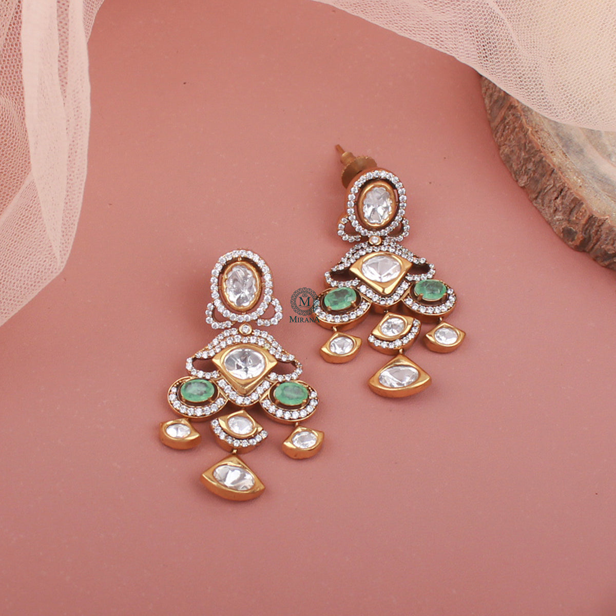 Shalvi Polki Designer Earrings