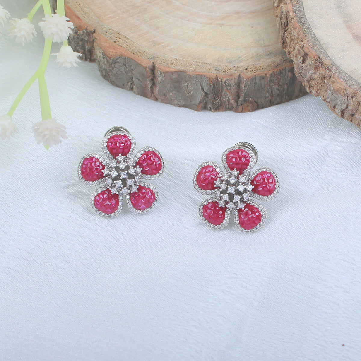 Shaoni CZ Designer Studs