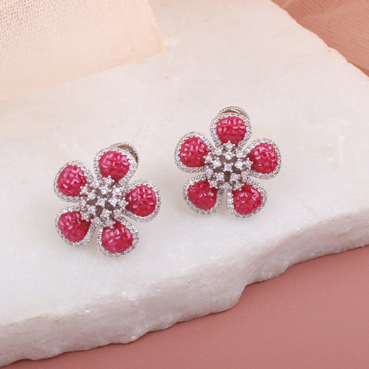 Shaoni CZ Designer Studs