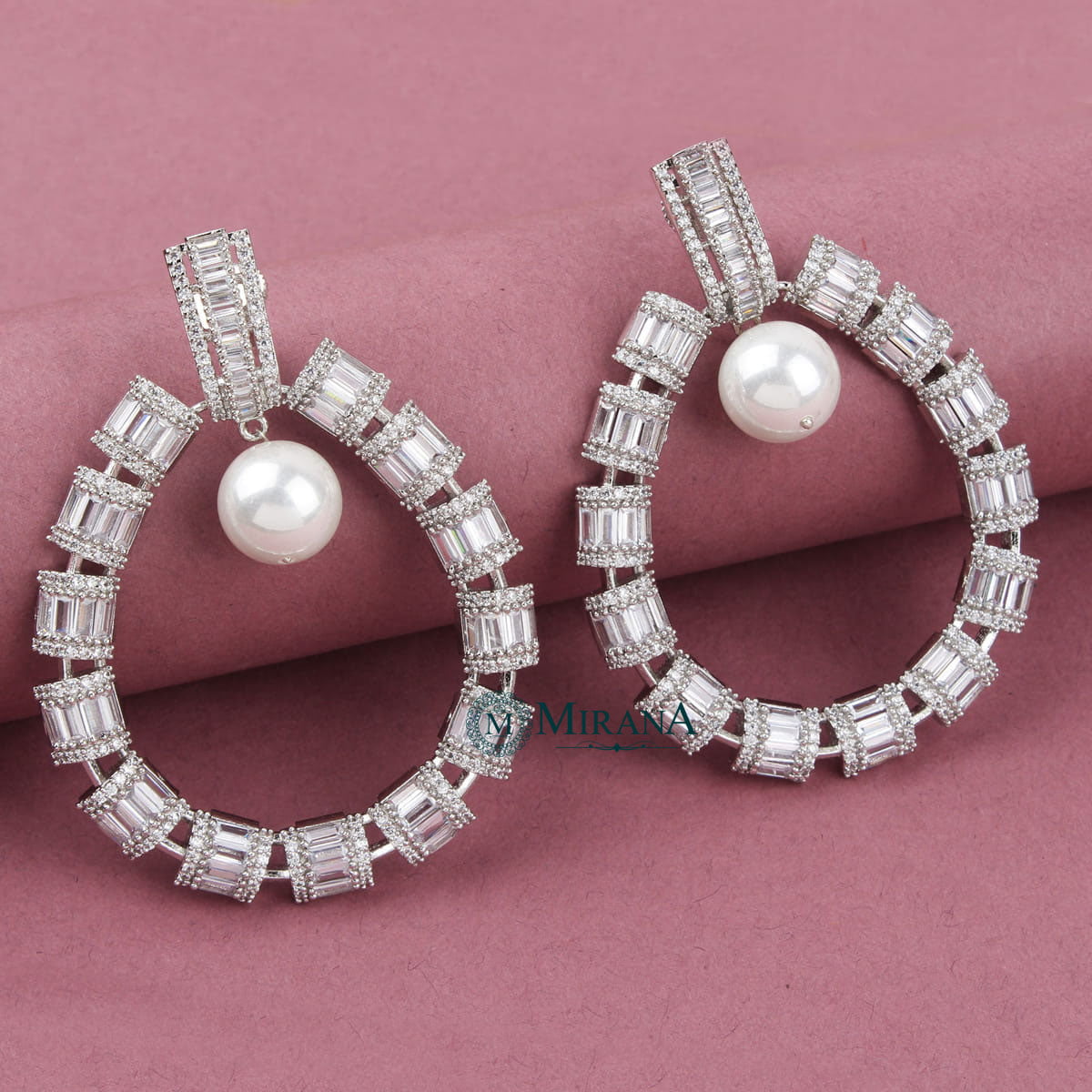 MJER21E224-2-CZ-Baguette-Cut-Designer-Pearl-Earrings-Silver-Look-3.jpg