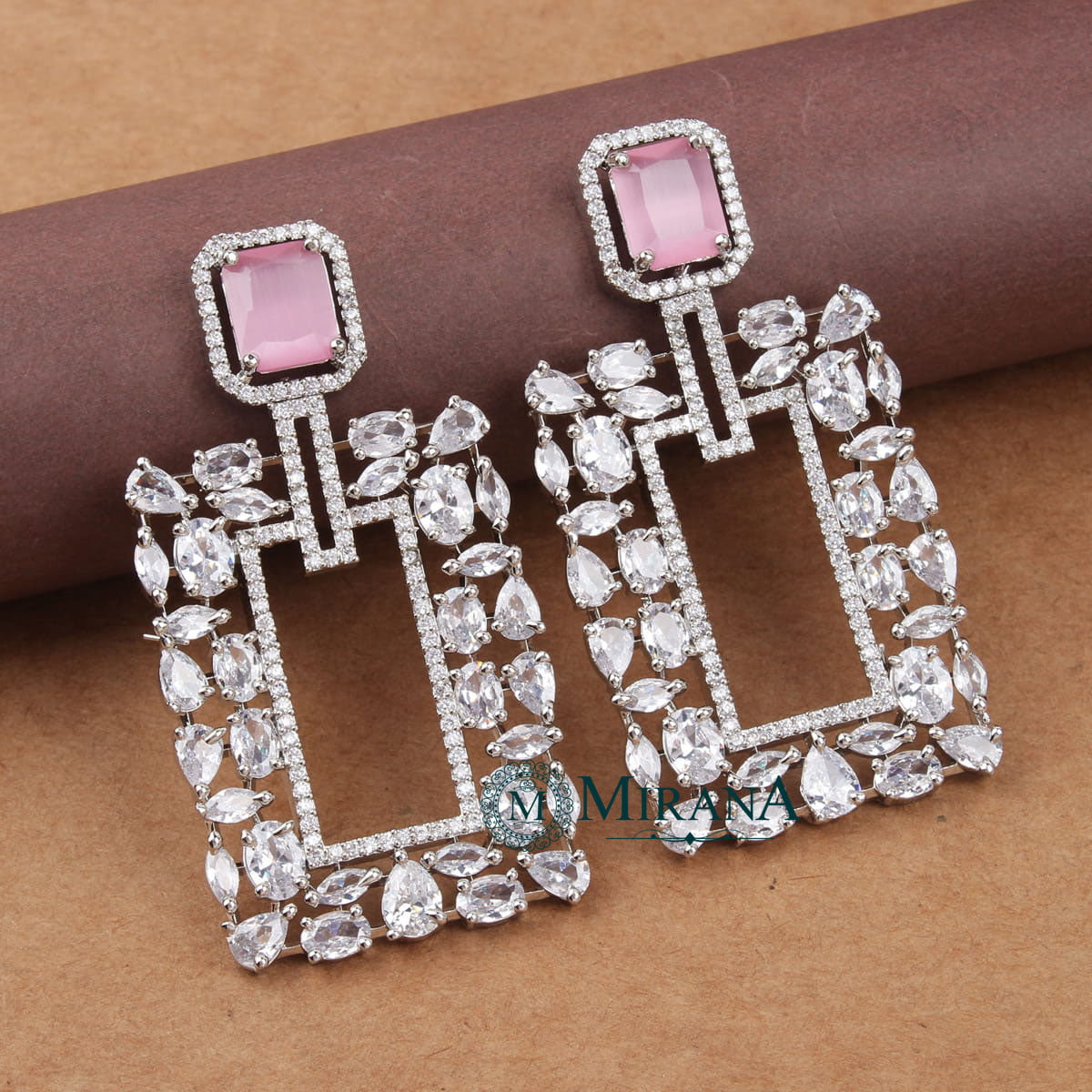 Jacqueline Pastel Colored Trendy Earrings