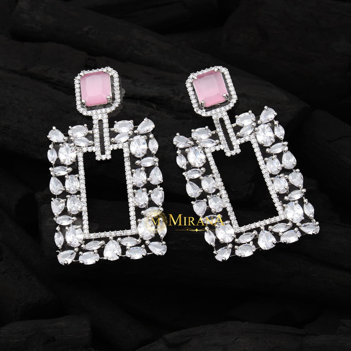 Jacqueline Pastel Colored Trendy Earrings