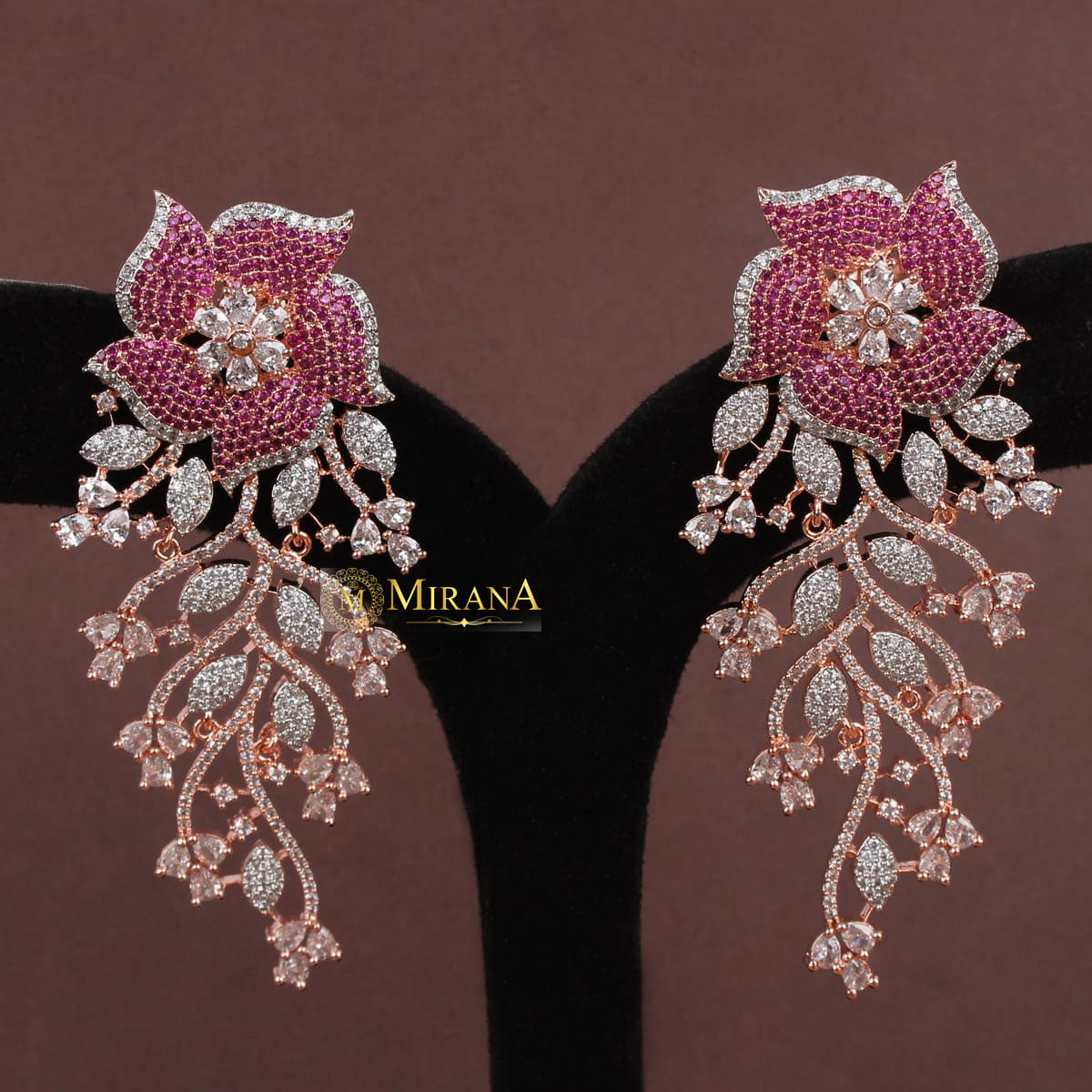 Ira Flower Colored Earrings