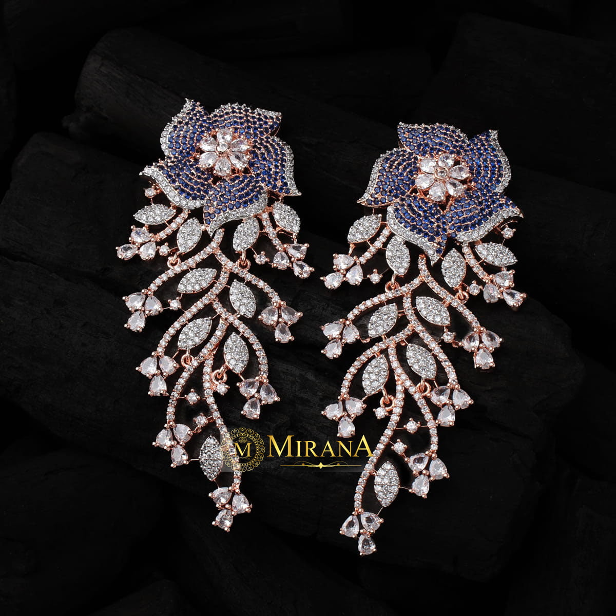 Ira Flower Colored Earrings
