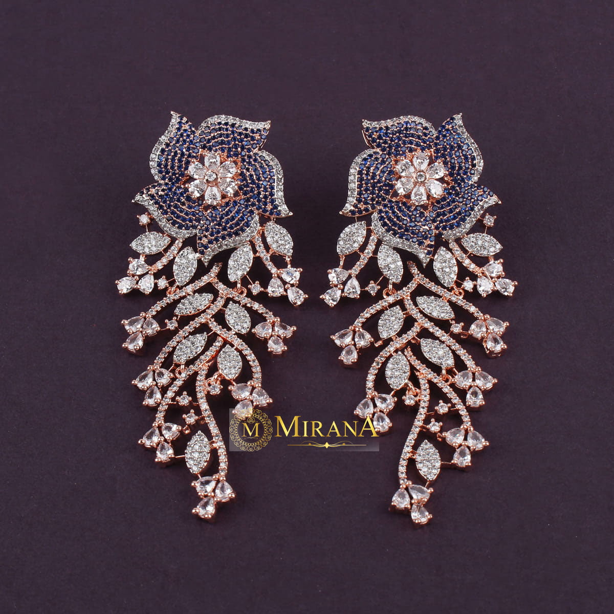 Ira Flower Colored Earrings