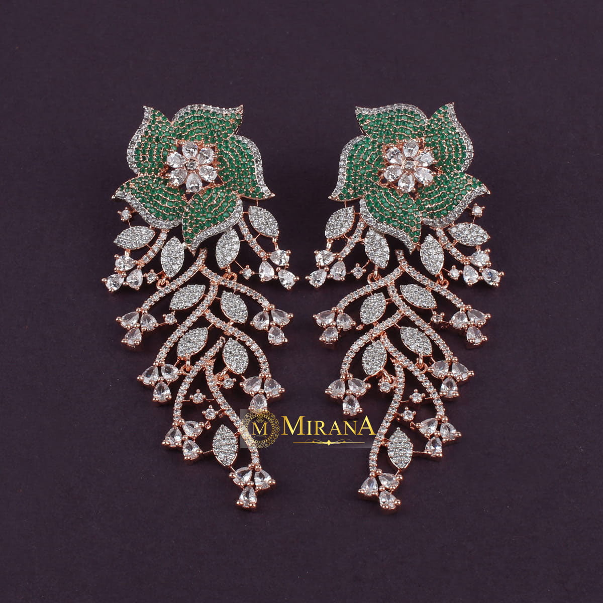 Ira Flower Colored Earrings