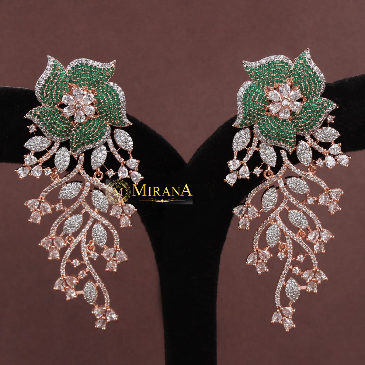 Ira Flower Colored Earrings