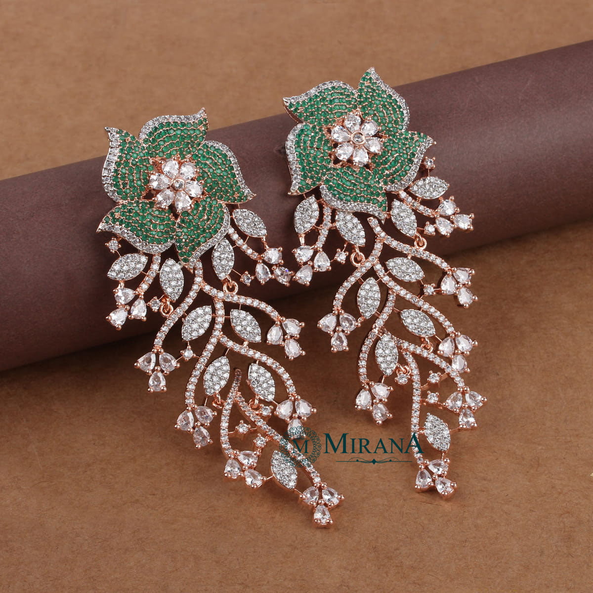 Ira Flower Colored Earrings