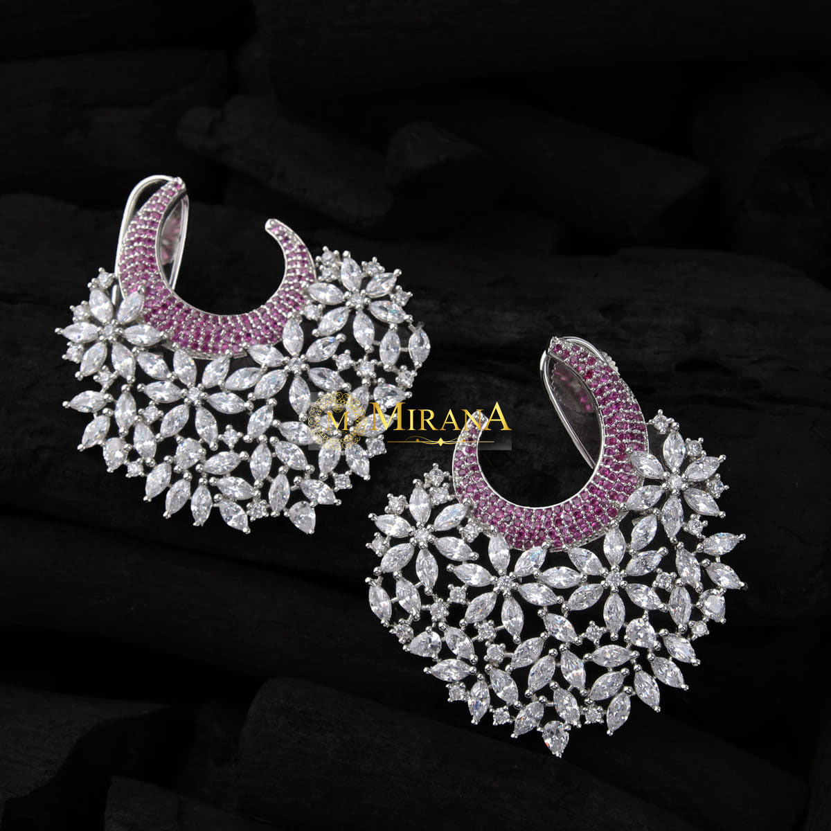Crescent Colored Earrings