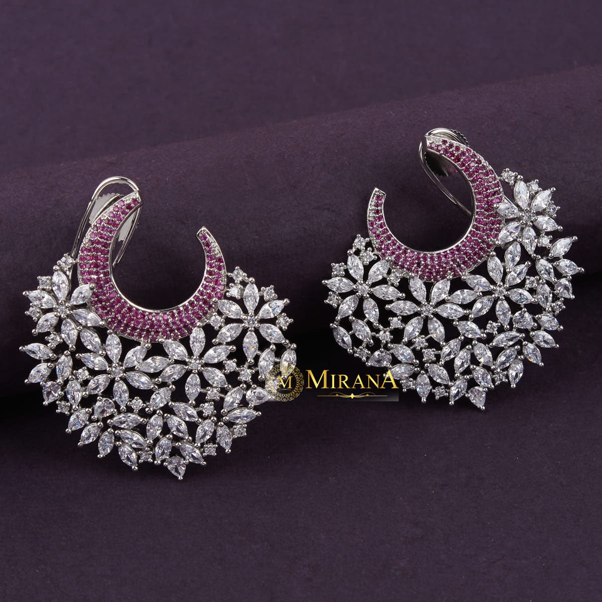 Crescent Colored Earrings