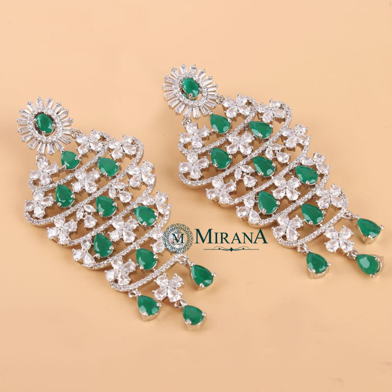 Ava Drop Petal Long Earrings