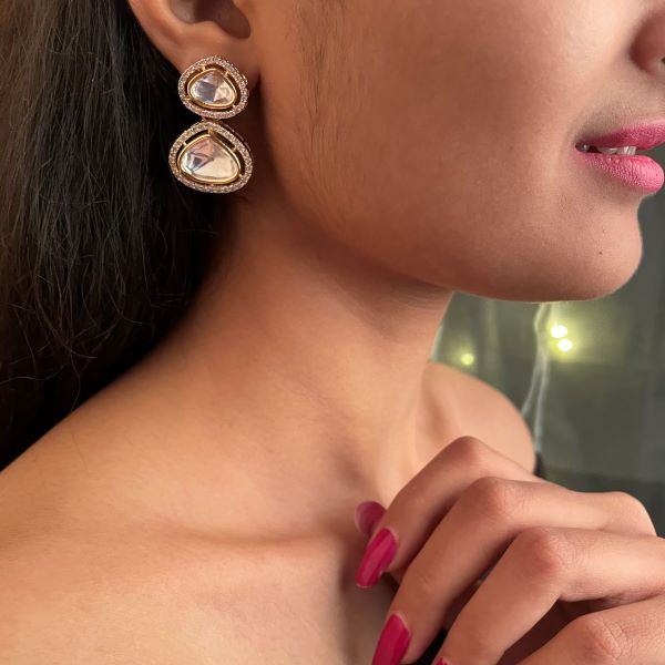 Veda Polki Earrings