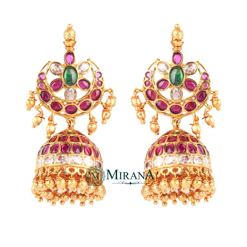 Saadhika Antique Jhumki